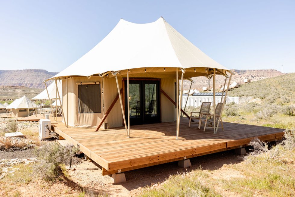 Experience Glamping in Zion Wildflower Grand Mesa Tents